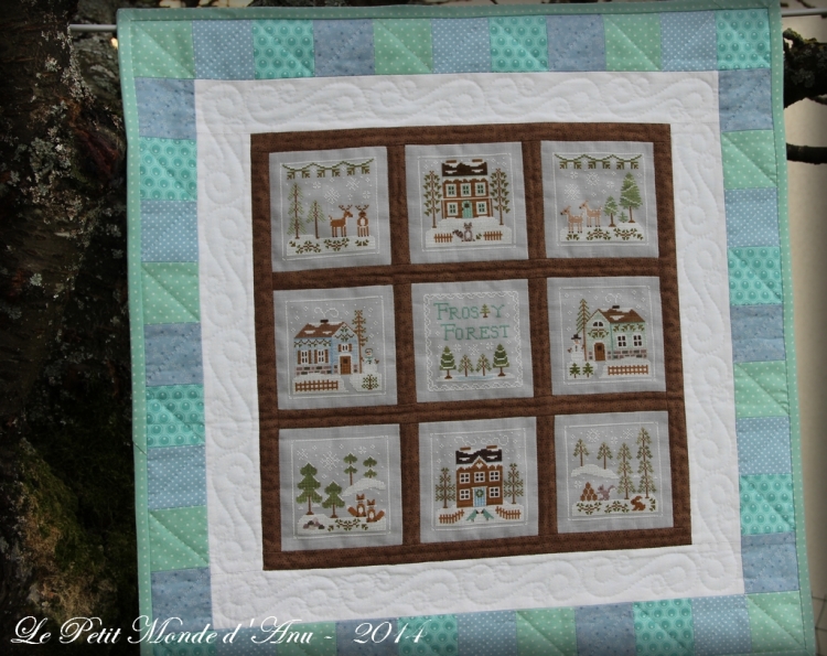 Frosty Forest quilt1