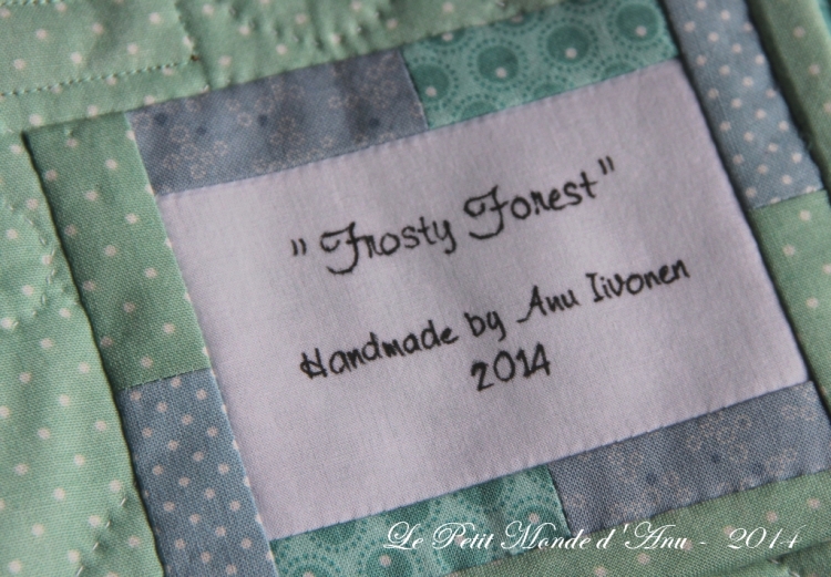Frosty Forest quilt2